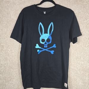 Psycho Bunny Norwood Graphic Tee. Size M (5). 100% Pima Cotton.  Ret. $75
